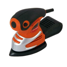 Delta Sander 200W 140x140mm - Genuine Neilsen CT3192, Compact Orbital Electric Sander with Dust Box and Lock-On