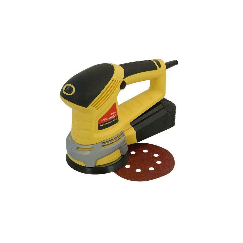 240v Electric Random Orbital Sander 125mm 480w (Genuine Neilsen CT3809)