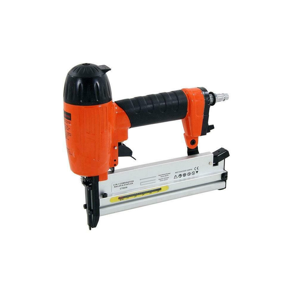 2-In-1 Combination Air Nail / Staple Gun (Genuine Neilsen Ct0058) 5060028080588