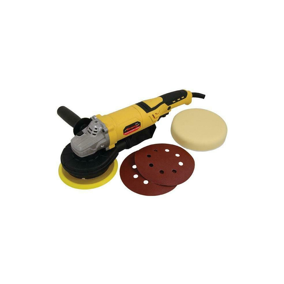 Electric Orbital Polisher / Sander with Pads & Discs (Genuine Neilsen CT4618)