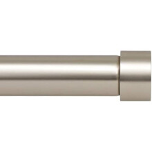 Ivilon sidofnster gardinstng - ndlock Style Design 1 tums stolpe. 16 till 28 tum frg satin nickel