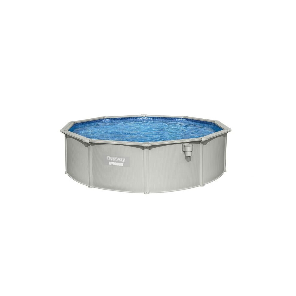 Bestway Hydrium 15ft x 48in Pool Set Above Ground Swimming Pool with Sand Filter Pump