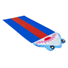 Bestway H2OGO! Splashy Shark Triple Lane Race Water Slide with Drench Pool