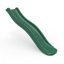 (Dark Green) Rebo 6ft (175cm) Universal Childrens Plastic Garden Wave Slides