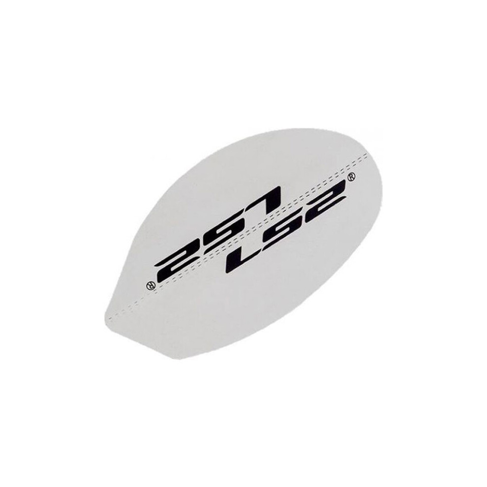 Ls2 Chin Bar Aluminium Plate For Ff399 Valiant Helmets White 6934432850084