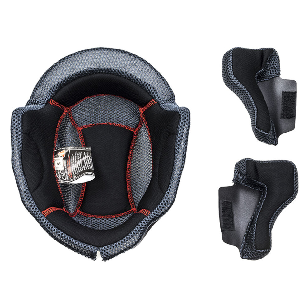 (Xs) Ls2 Replacement Liner Kit For Of562 Airflow Helmets Grey 6934432848265