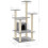 VidaXL (light grey) vidaXL Cat Tree with Sisal Scratching Posts 110cm Cat Play Tower Multi Colours 2