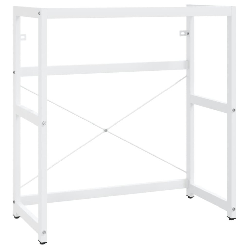 (white, 79 x 38 x 83 cm) vidaXL Bathroom Washbasin Frame Home Iron Wash Stand Multi Sizes White/Black