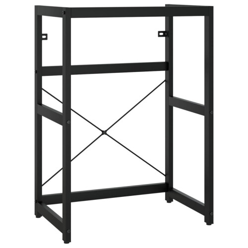 (black, 59 x 38 x 83 cm) vidaXL Bathroom Washbasin Frame Home Iron Wash Stand Multi Sizes White/Black