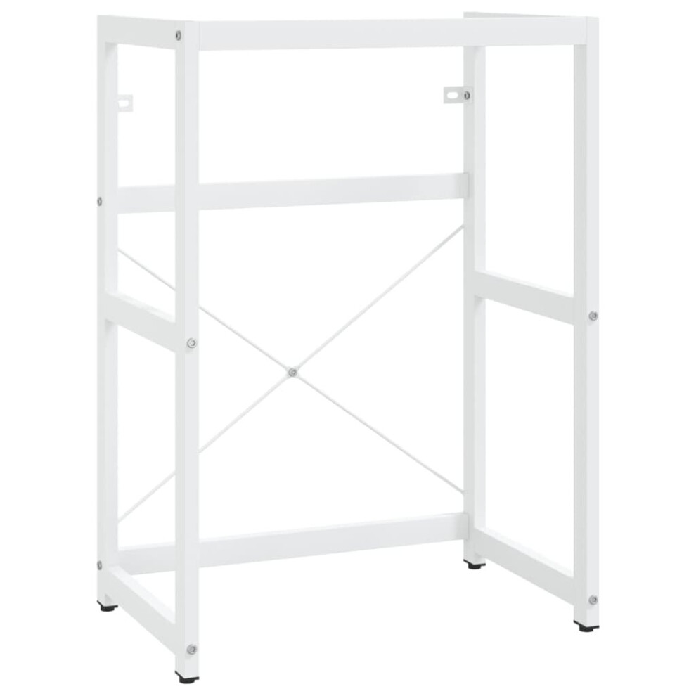 (white, 59 x 38 x 83 cm) vidaXL Bathroom Washbasin Frame Home Iron Wash Stand Multi Sizes White/Black