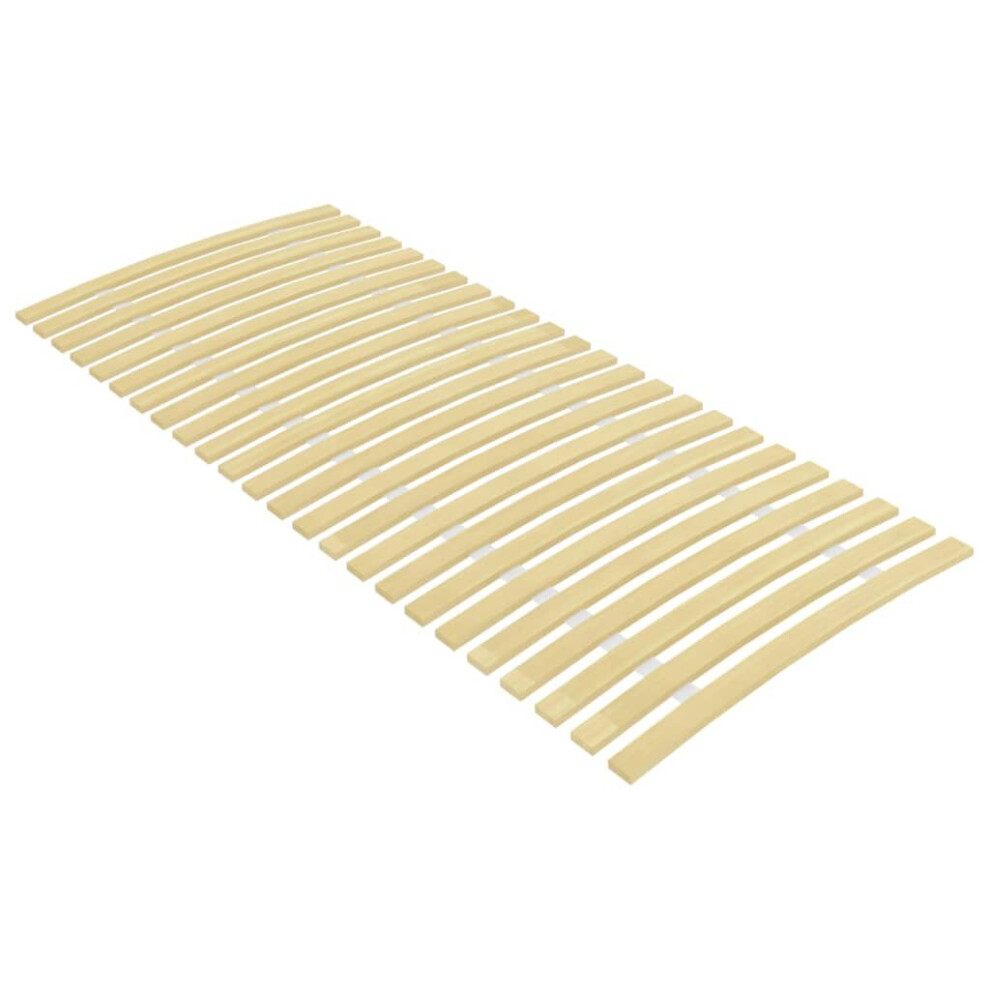 (90 x 200 cm) vidaXL Slatted Bed Base with Slats Bedroom Bed Slat Frame Mattress Foundation