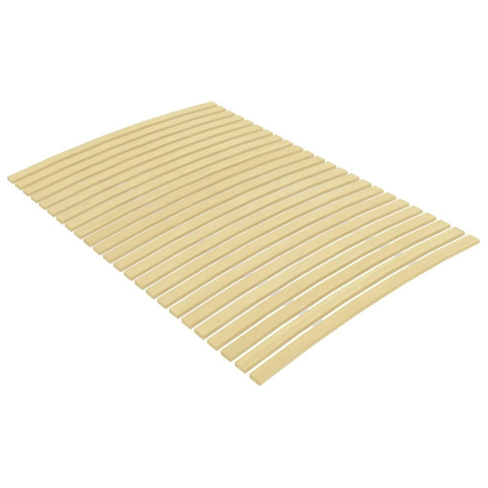 (120 x 200 cm) vidaXL Slatted Bed Base with Slats Bedroom Bed Slat Frame Mattress Foundation