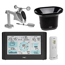 TFA Dostmann Funk-Wetterstation with Wind- and Regenmesser WEATHER PRO 35.1161.01 Funk-Wetterstation