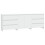VidaXL (white) vidaXL Sideboard 3 Piece Buffet Cabinet Cupboard Highboard Engineered Wood 1