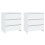 VidaXL (white) vidaXL Sideboard 3 Piece Buffet Cabinet Cupboard Highboard Engineered Wood 3