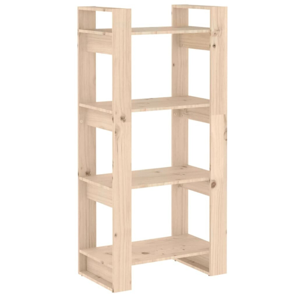 Vidaxl (Brown) Solid Wood Book Cabinet/Room Divider Book Shelf Bookcase Multi Colours