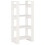 VidaXL (white) vidaXL Solid Wood Book Cabinet/Room Divider Book Shelf Bookcase Multi Colours 1