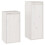 VidaXL (white) vidaXL 2x Solid Wood Pine TV Cabinets Wall Mounted Shelf Stand Multi Colours 2