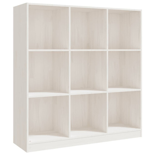 VidaXL (white) vidaXL Solid Pinewood Book Cabinet/Room Divider Room Partition Multi Colours