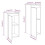 VidaXL (white) vidaXL 2x Solid Wood Pine TV Cabinets Wall Mounted Shelf Stand Multi Colours 9