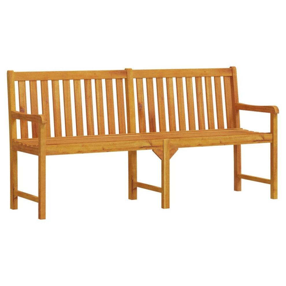 (180 x 55.5 x 90 cm) vidaXL Garden Bench Outdoor Dining Bench Wooden Bench Seat Solid Acacia Wood