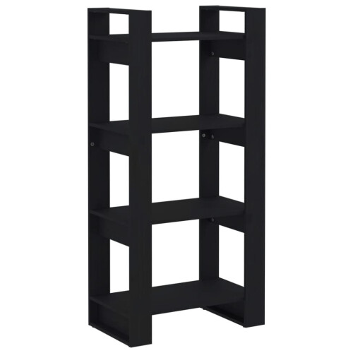 VidaXL (black) vidaXL Solid Wood Book Cabinet/Room Divider Book Shelf Bookcase Multi Colours