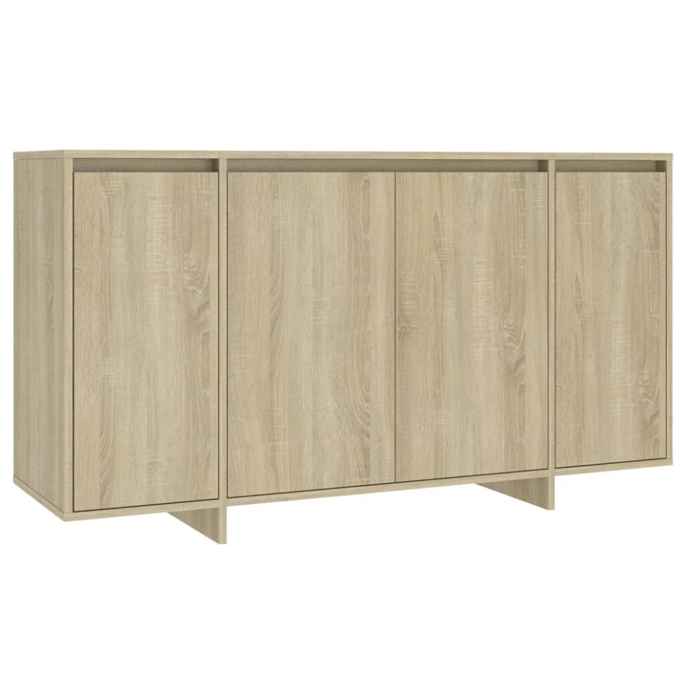 (sonoma oak) vidaXL Sideboard Chipboard Home Storage Side Cabinet Furniture Multi Colours