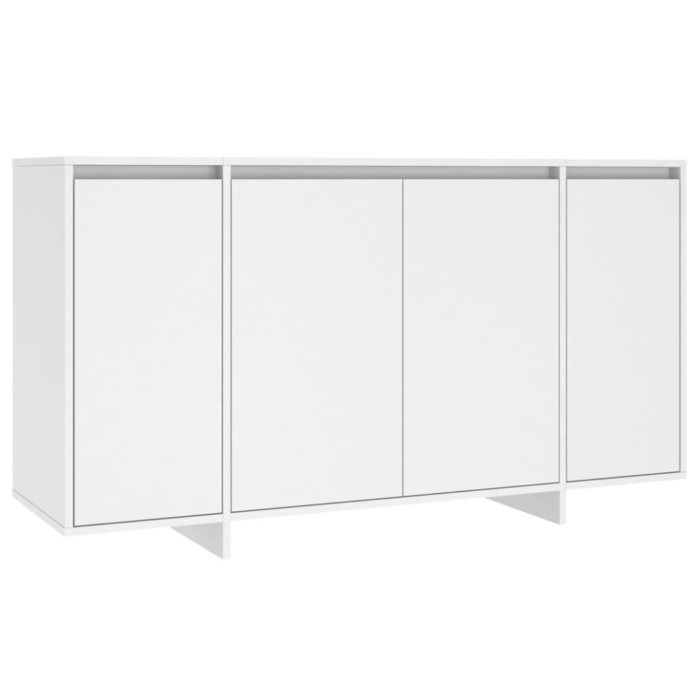 (white) vidaXL Sideboard Chipboard Home Storage Side Cabinet Furniture Multi Colours