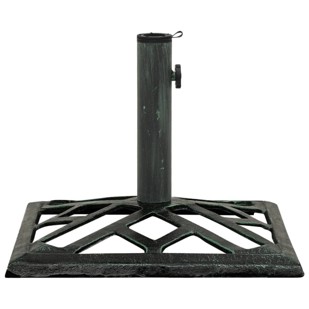 (green, 44 x 44 x 31 cm) vidaXL Umbrella Base Cast Iron Parasol Stand Holder Multi Colours Multi Sizes