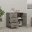 VidaXL (light grey) vidaXL Solid Wood Pine Sideboard Wooden Storage Side Cabinet Multi Colours 6