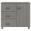 VidaXL (light grey) vidaXL Solid Wood Pine Sideboard Wooden Storage Side Cabinet Multi Colours 2