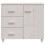 VidaXL (white) vidaXL Solid Wood Pine Sideboard Wooden Storage Side Cabinet Multi Colours 2