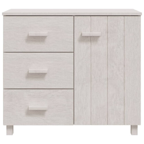VidaXL (white) vidaXL Solid Wood Pine Sideboard Wooden Storage Side Cabinet Multi Colours 1