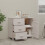 VidaXL (white) vidaXL Solid Wood Pine Sideboard Wooden Storage Side Cabinet Multi Colours 6