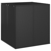 (black, 100 x 97.5 x 104 cm) vidaXL Garden Cushion Box PE Rattan Patio Storage Box Multi Colours/Sizes