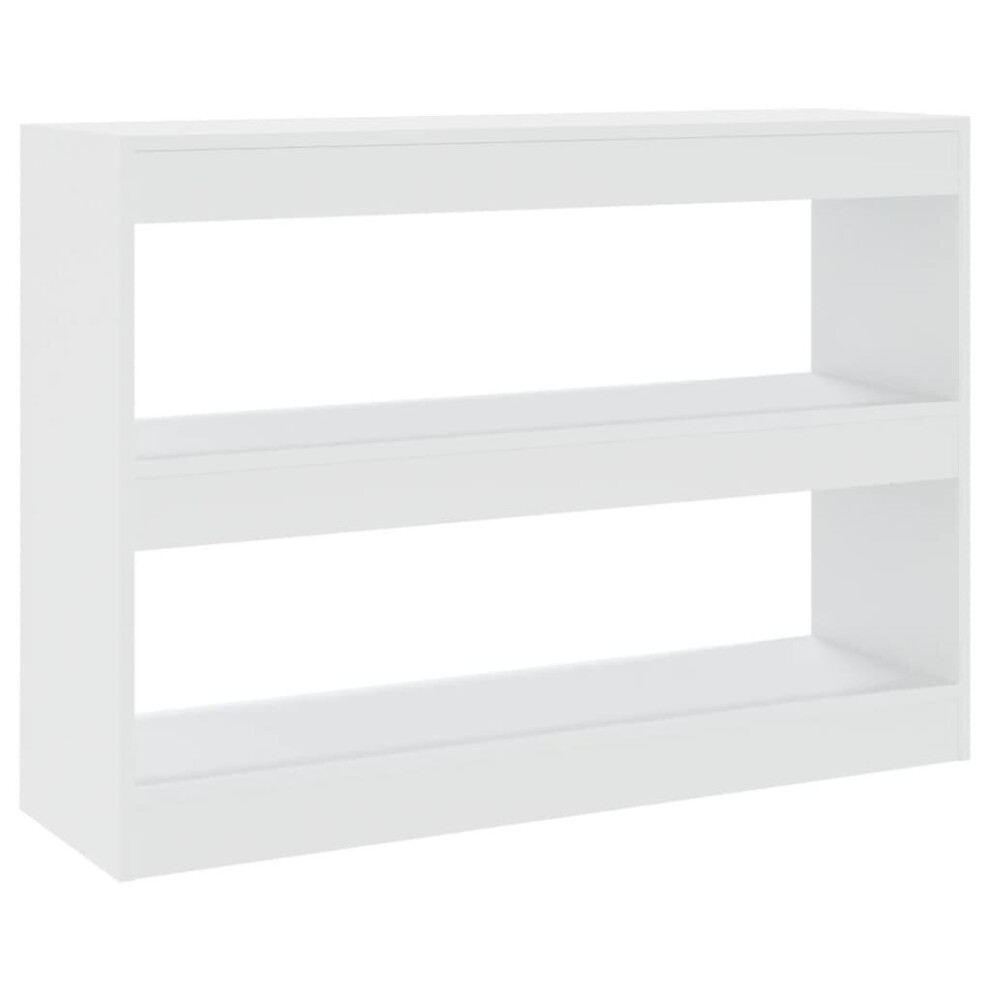 Vidaxl (White) Book Cabinet/Room Divider Bookcase File Storage Cabinet Multi Colours White