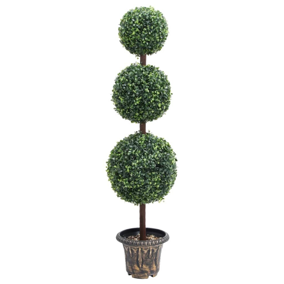 (22.5 x 118 cm) vidaXL Artificial Boxwood Plant with Pot Decor Artificial Flower Multi Sizes