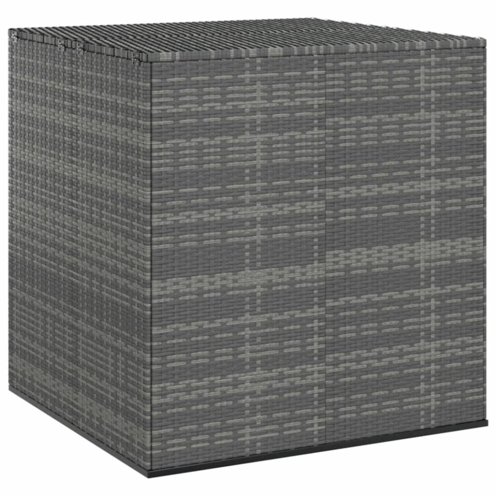 Vidaxl (Grey, 100 X 97.5 X 104 Cm) Garden Cushion Box Pe Rattan Patio Storage Box Multi Colours/Sizes