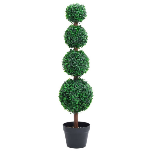 VidaXL vidaXL Künstlicher Buchsbaum mit Topf Kugelform Grün 90 cm