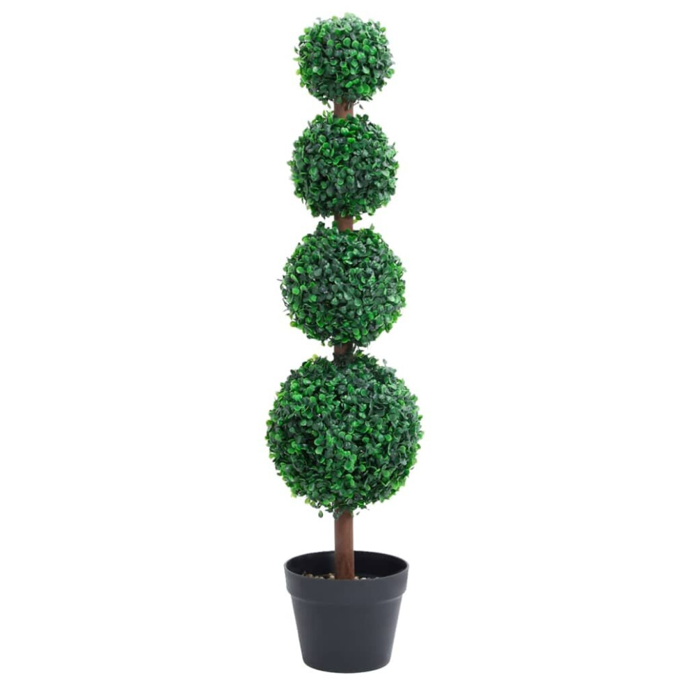 (17.5 x 90 cm) vidaXL Artificial Boxwood Plant with Pot Decor Artificial Flower Multi Sizes