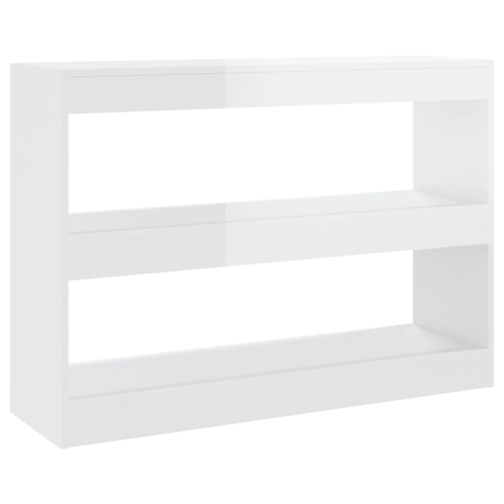 (high gloss white) vidaXL Book Cabinet/Room Divider Bookcase File Storage Cabinet Multi Colours