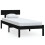VidaXL (black, 90 x 200 cm) vidaXL Solid Wood Pine Bed Frame Wooden Platform Bedstead Multi Colours/Sizes 1