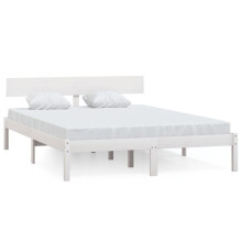 (white, 120 x 200 cm) vidaXL Solid Wood Pine Bed Frame Wooden Platform Bedstead Multi Colours/Sizes