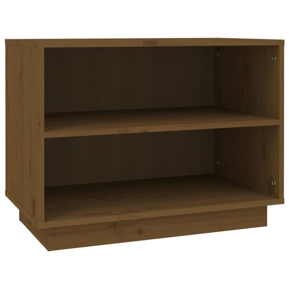 Vidaxl (Honey Brown) Solid Wood Pine Shoe Cabinet Wooden Organiser Shoe Rack Multi Colours