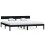 VidaXL (black, 180 x 200 cm) vidaXL Solid Wood Pine Bed Frame Wooden Platform Bedstead Multi Colours/Sizes 1