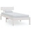 VidaXL (white, 90 x 200 cm) vidaXL Solid Wood Pine Bed Frame Wooden Platform Bedstead Multi Colours/Sizes 1