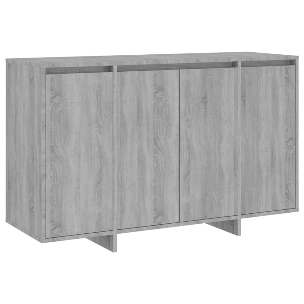 (grey sonoma) vidaXL Sideboard Chipboard Home Bedroom Side Cabinet Furniture Multi Colours