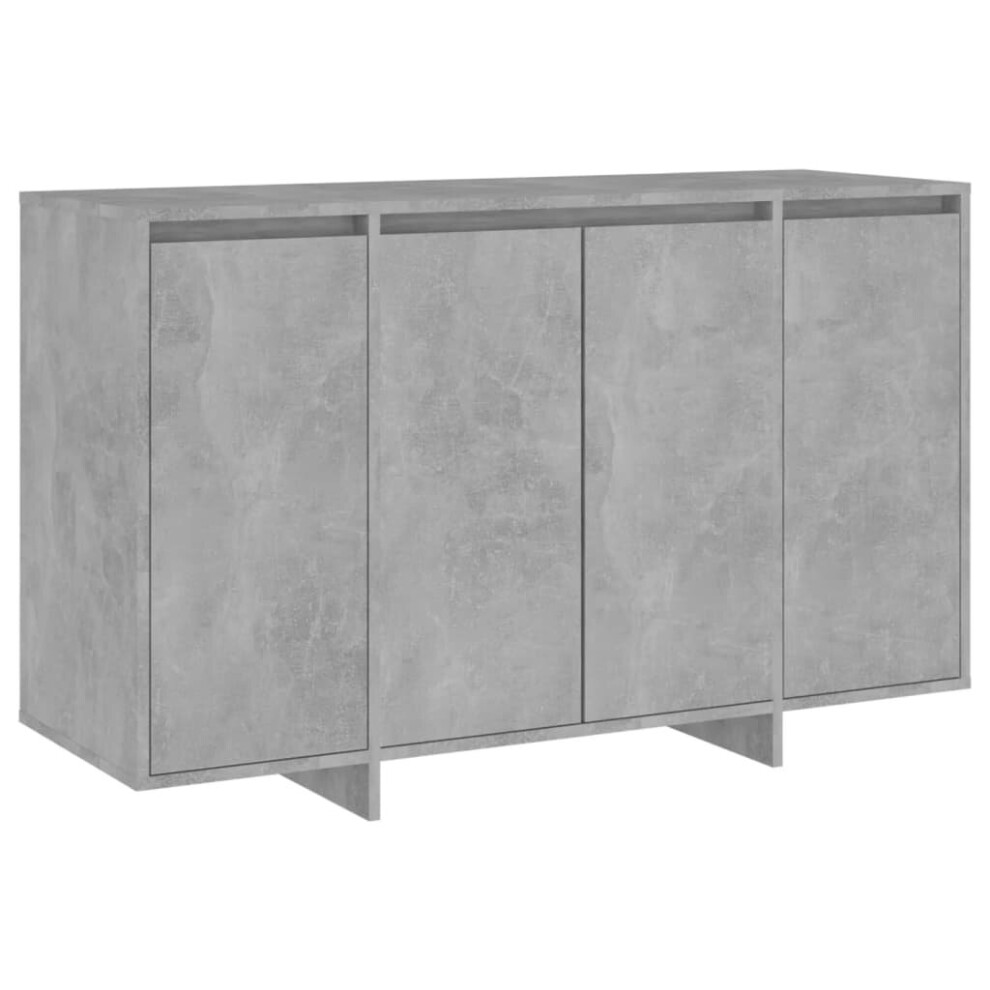 (concrete grey) vidaXL Sideboard Chipboard Home Bedroom Side Cabinet Furniture Multi Colours