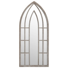 (sand, 70 x 30 cm) vidaXL Mirror Sand Iron for Indoor Use Wall Mirror Black/Sand 100x45/70x30 cm
