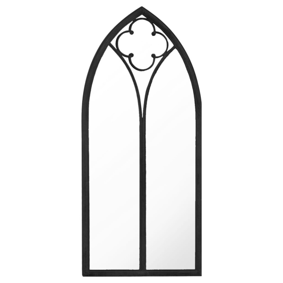 Vidaxl (Black, 100 X 45 Cm) Mirror Sand Iron For Indoor Use Wall Mirror Black/Sand 100X45/70X30 Cm